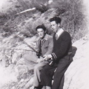 1955 à la pêche