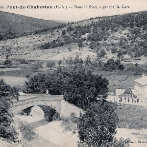 Vue de Pont de Chabestan et la gare